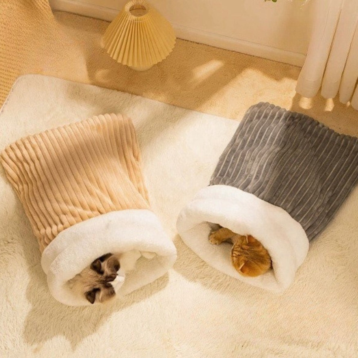 Túi ngủ cho mèo Marshmeollow size lớn ấm áp
