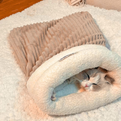 Túi ngủ cho mèo Marshmeollow size lớn ấm áp